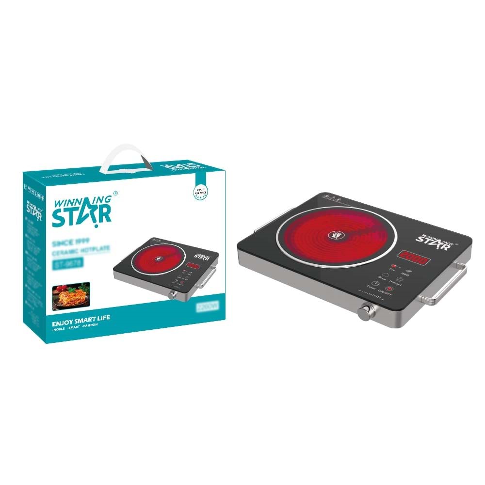 infrared cooker 2200w tekli st-9678 Elektirikli ocak