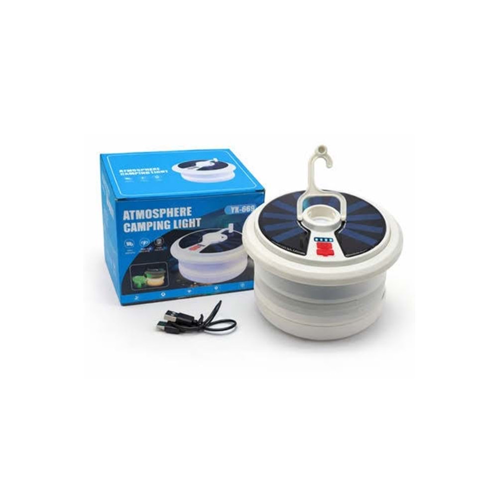 Solar Makaralı Kamp Lambası YX-669