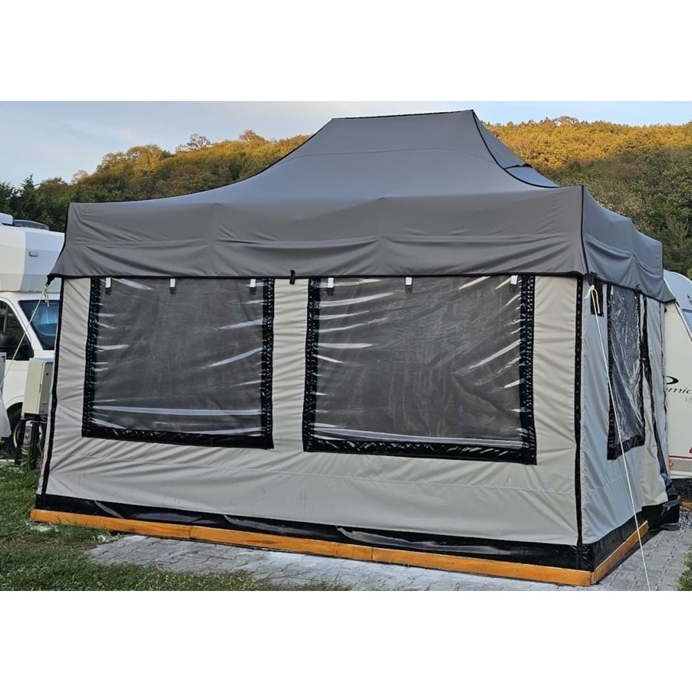 Gazebo Çadır Kiti 3x4,5 (SADECE TENTESİ)