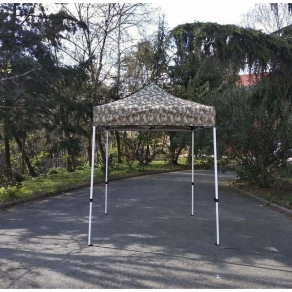 Gazebo Üst Tente Kamoflaj 3X3 Çelik (SADECE TENTE)