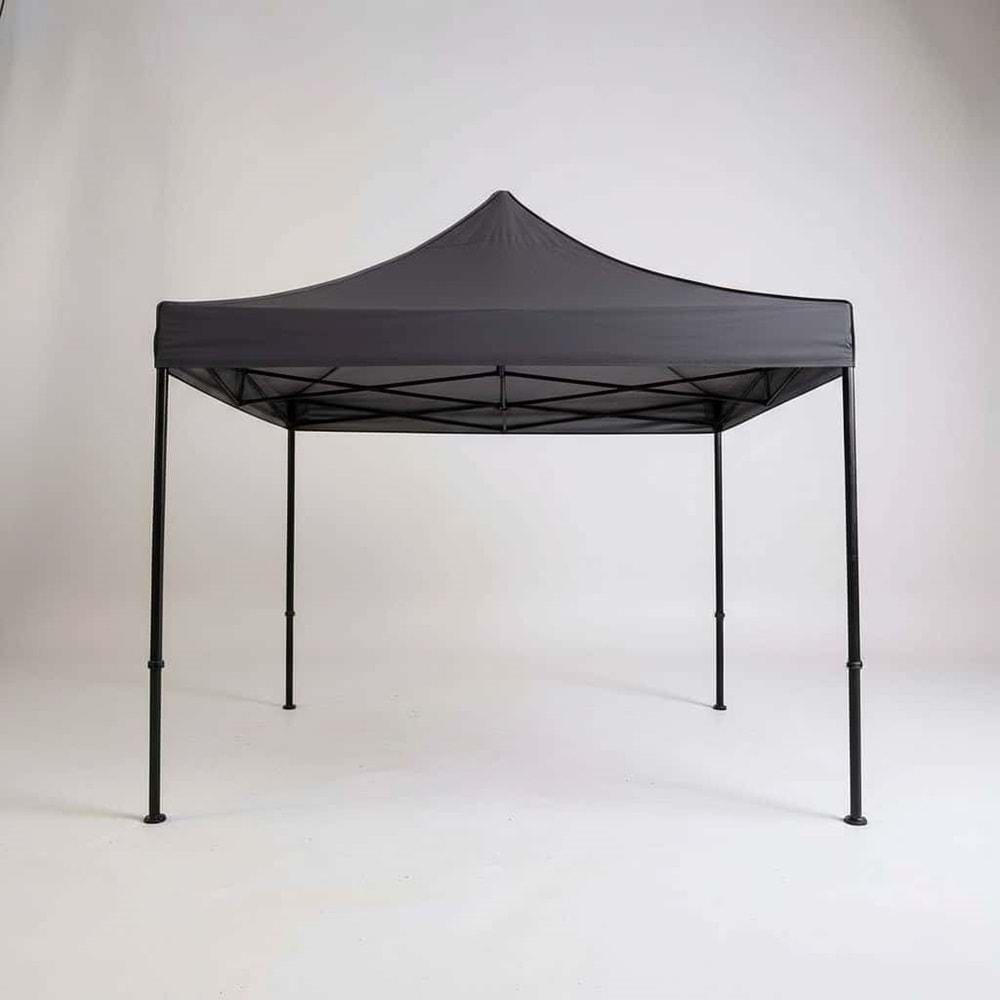 Gazebo 4x4 mt Çelik Üst Tente Gri (SADECE TENTE)