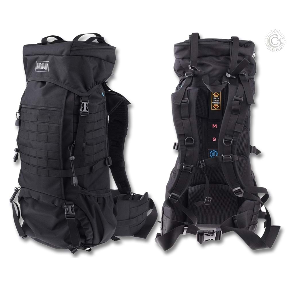 MAGNUM Bison SIRT ÇANTASI 65L BLACK