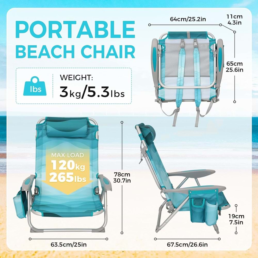 Wejoy Plaj Sandalyesi 1905