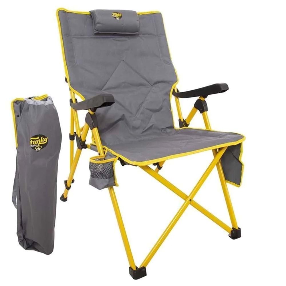 Funky Comfort Sırtı Ayarlanabilen Kamp Sandaly gri