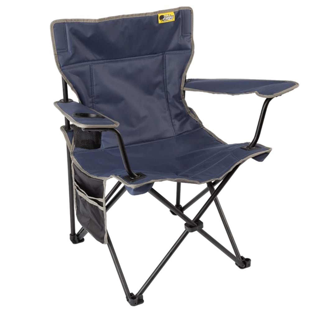 Funky Cool Ice Lacivert Lüks Kamp Sandalyesi
