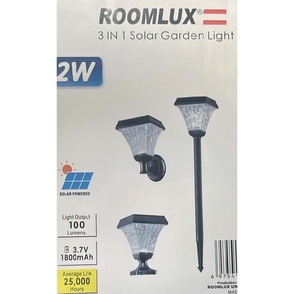 Roomlux 3in1 Duvar Aplik
