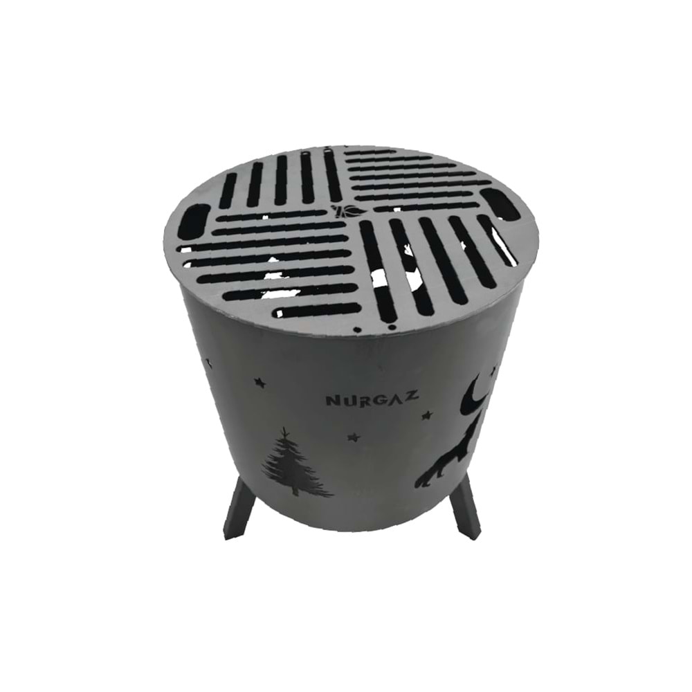 Nurgaz Orman Şöminesi Izgaralı