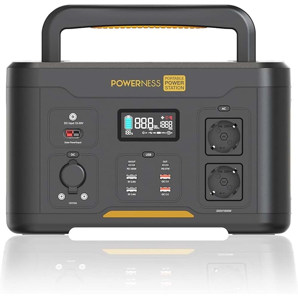 Powerness Taşınabilir Güç Ünitesi Hiker U1000