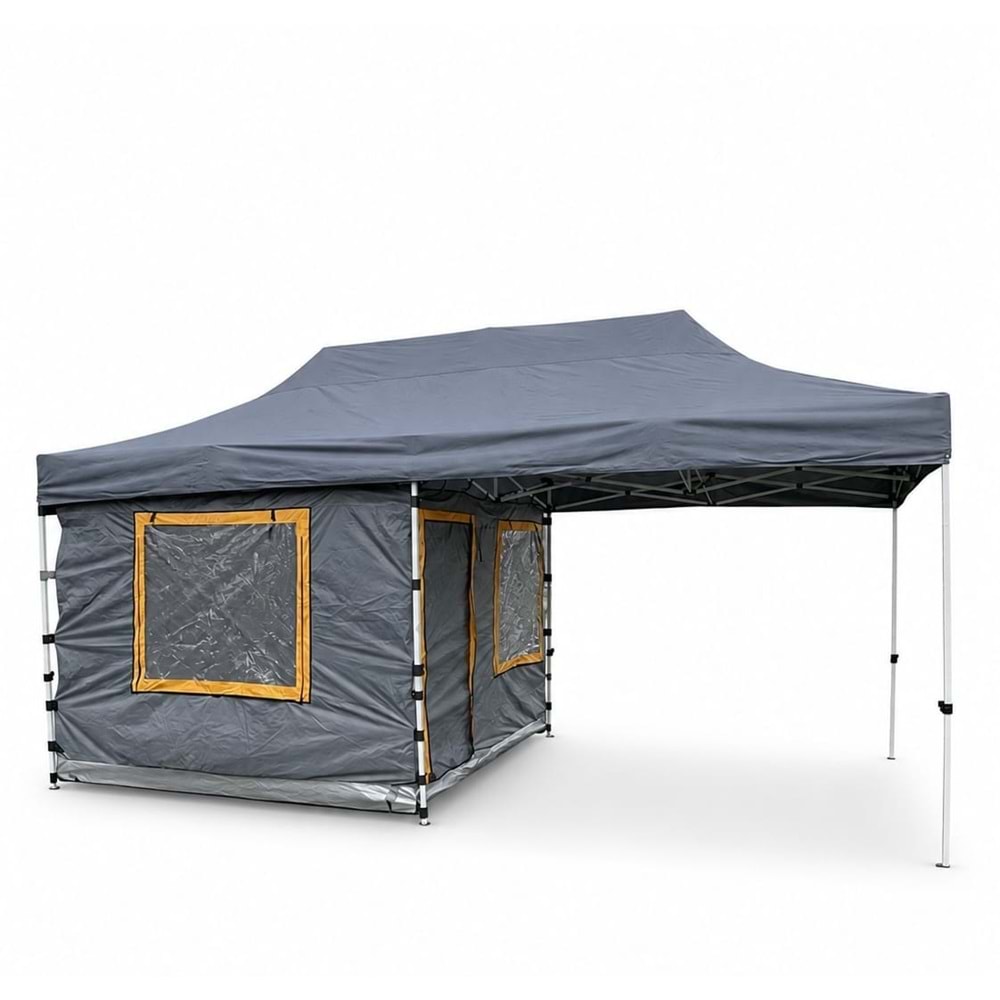 Gazebo + Çadır Kiti 3x6 mt 40mm Çelik İskelet