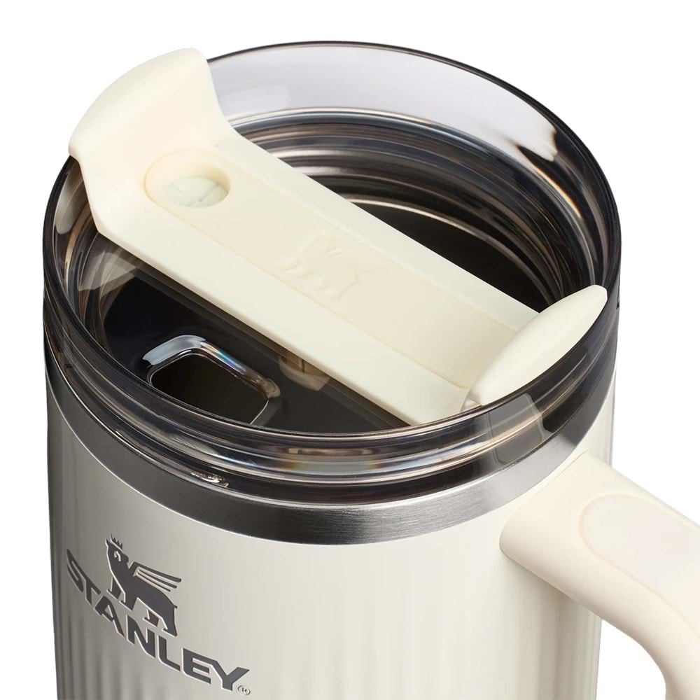 Stanley Quencher 40 Oz Fluted Tumbler Cream Gloss