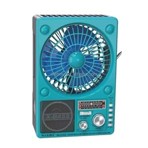 NEWVEW NV-9226 Bluetooth Speaker Fan solar Radio Vantilatör