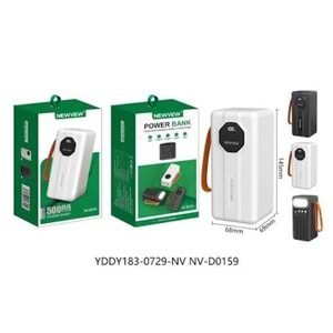 NEWVEW NV-DO163 POWERBANK 50000 MAH