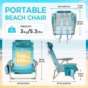 Wejoy Plaj Sandalyesi 1905