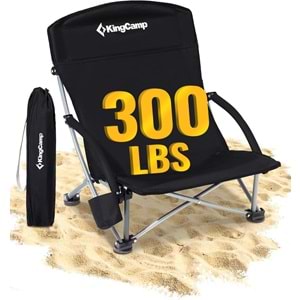 King Kamp Sandalye siyah C10 KC3841