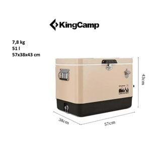 KingCamp 51 L COOLER BOX KP2301