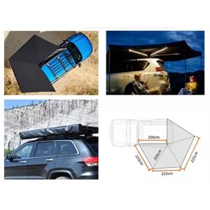 KİNG CAMP ENDLESS 270 TARP KT2624 ARAÇ TENTESİ