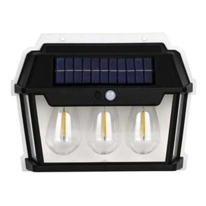 Solar3 lü Rustik Duvar Aplik