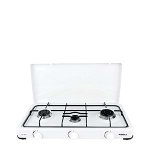 Nurgaz Set Üstü Üçlü Ocak Gazlı