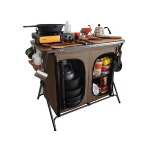 Nurgaz Campout Çift Kapılı Kamp Mutfağı