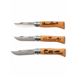 OPINEL AHŞAH DESENLİ ÇAKI NO:8 AVCI