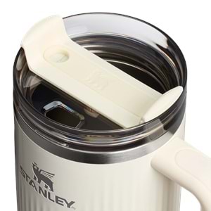 Stanley Quencher 40 Oz Fluted Tumbler Cream Gloss