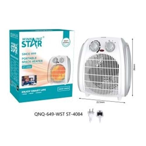 Winningstar st-4084 heater 1800/2000w Elektirikli Sobalar