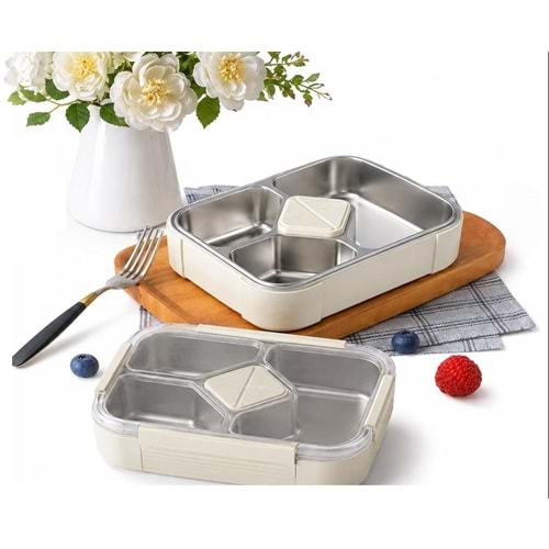 Lunch Box 4 bölmeli 2554032 1020ML Yemek Kabı