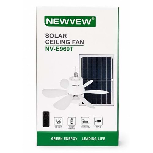 NEWVEW NV-E969T SOALR CEİLİNA Vantilatör