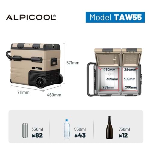 Alpicool 54.2 L Sahra TAW55