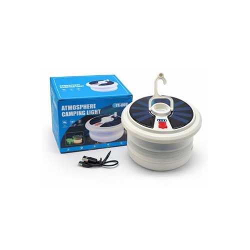Solar Makaralı Kamp Lambası YX-669