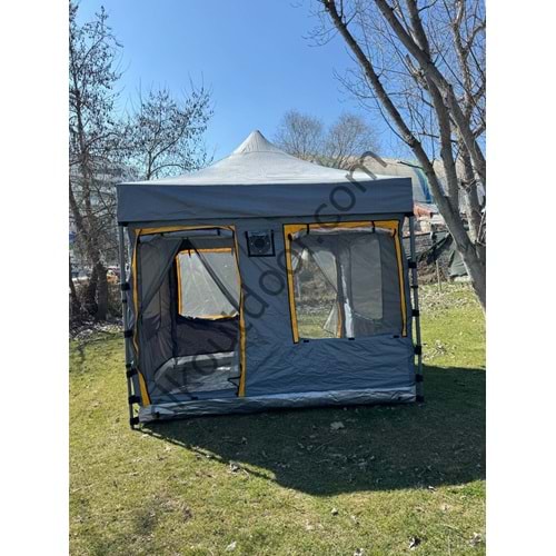 Gazebo Çadır Kiti krem 3x3