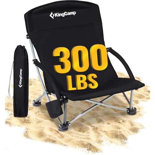 King Kamp Sandalye siyah C10 KC3841