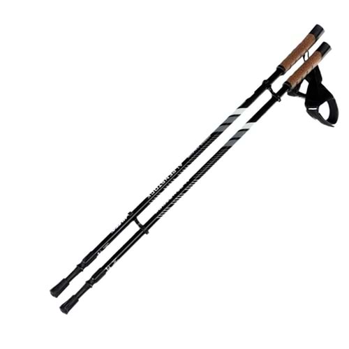 Hi-Tec Alpenstock II Poles Black/Grey 85-135 Cm Baton