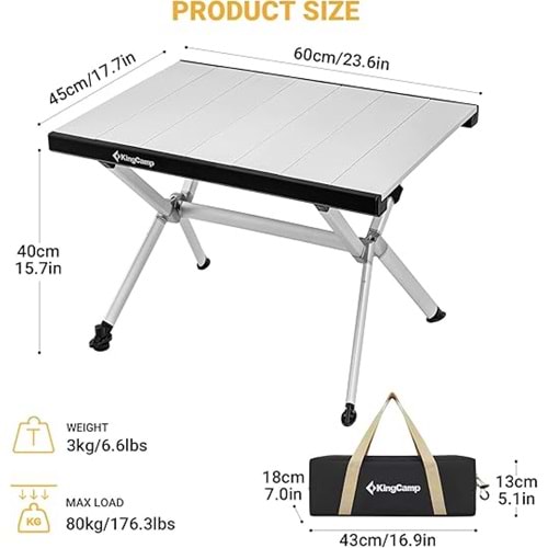 KingCamp Dolomite S 60X45X40CmKC 2204