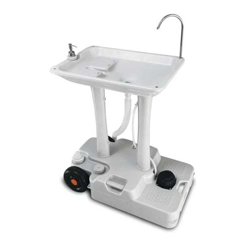 Porvaletti Tekerlekli Lavabo 30 LT Temiz