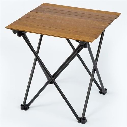 Funky Elegance Ceviz Desen Piknik Masası 50x50