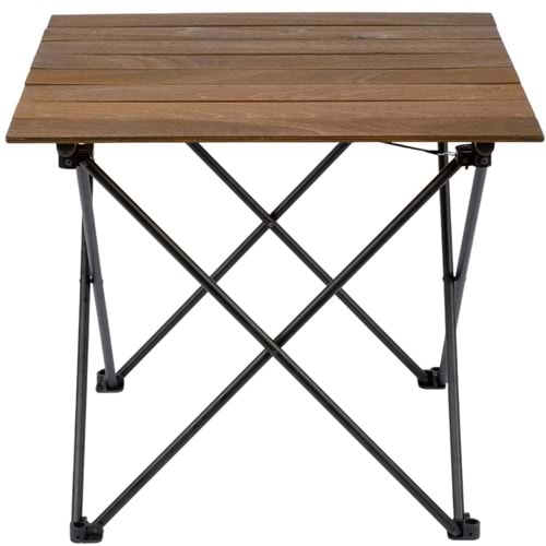 Funky Elegance Ceviz Desen Piknik Masası 68x70