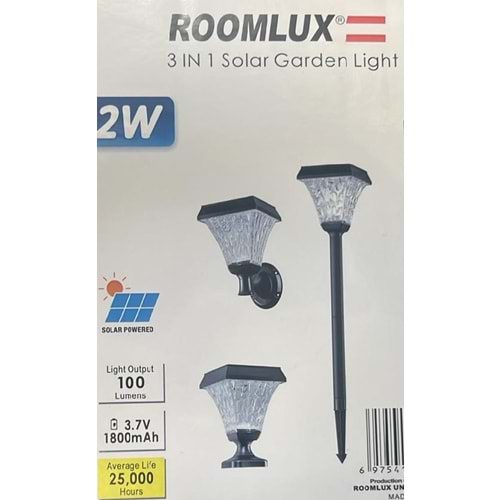 Roomlux 3in1 Duvar Aplik