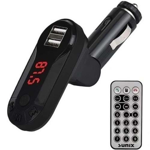 Sunix FM Modulatör Araç Şarjer MDL-11