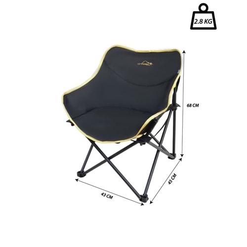 Nurgaz Campout Fırat Kamp Sandalyesi