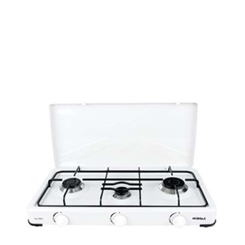 Nurgaz Set Üstü Üçlü Ocak Gazlı