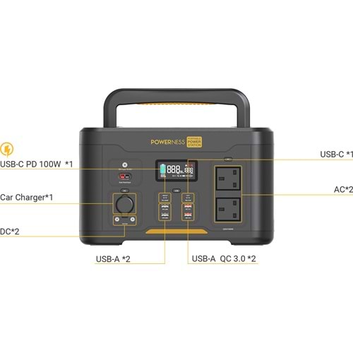 Powerness Taşınabilir Güç Ünitesi Hiker U1000