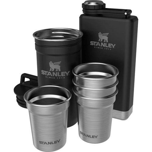 Stanley Shot Glass + Flask Set Siyah