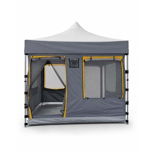 Gazebo + Çadır Kiti 3x3 mt 40mm Çelik İskelet