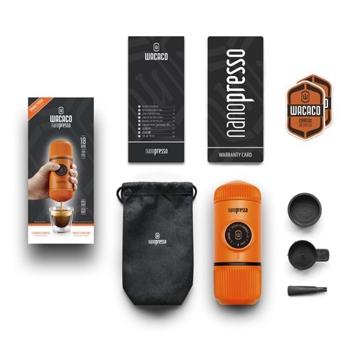 Wacaco Nanopresso ORANGE +Carrying Bag