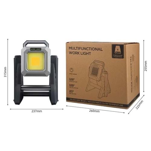 Multifunchtional Teleskobik Projektör