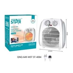 Winningstar st-4084 heater 1800/2000w Elektirikli Sobalar