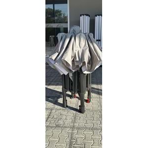 Gazebo 3X3 İskelet Bagaj Boy Çelik 40MM