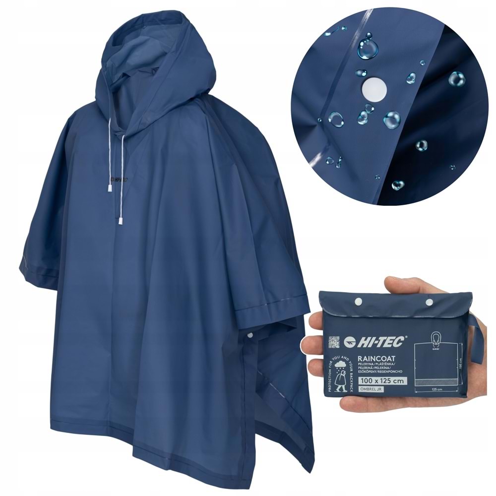 Hi-Tec Ombrel Raincoat Jr Yağmurluk 100x125 cm
