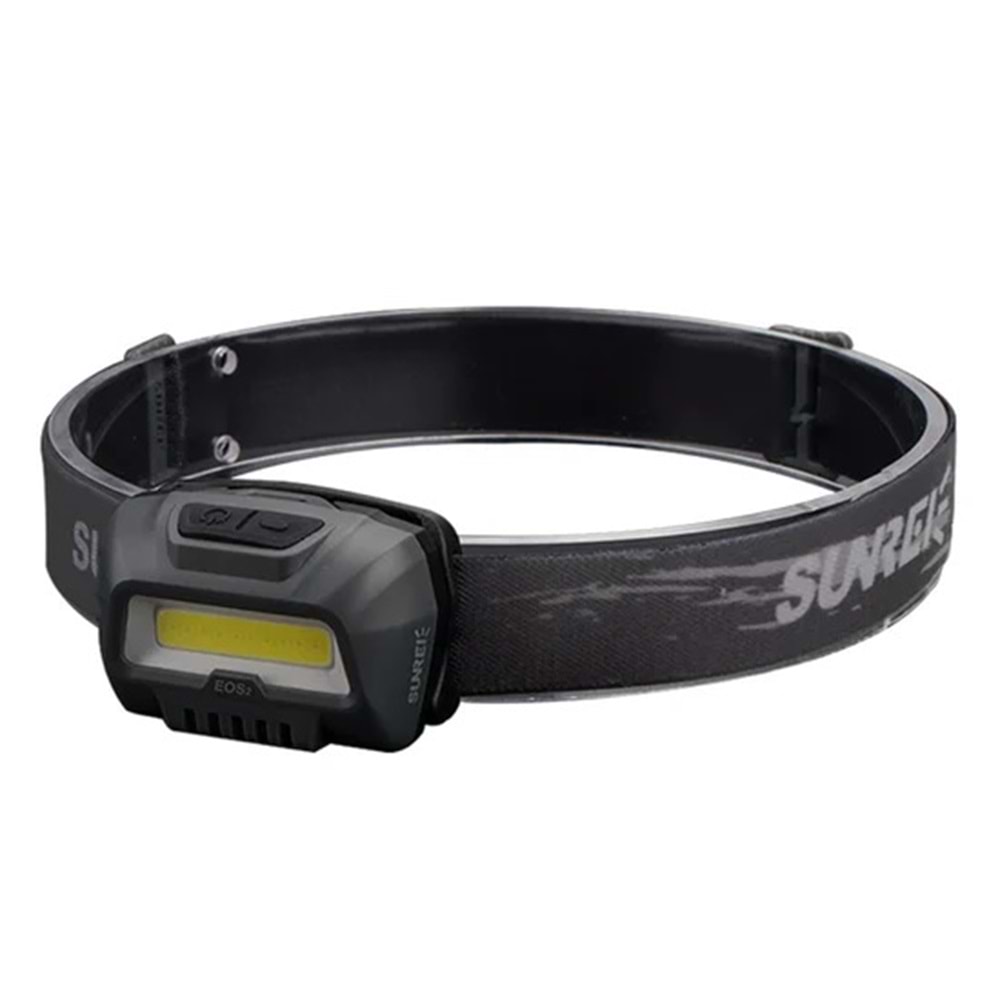 Sunrei EOS2-Lİ Grey Kafa Lambası Şarjlı 400LM